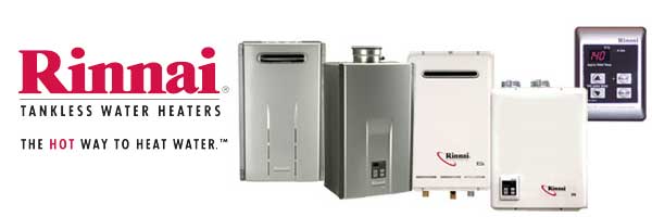 Rinnai water heater service from George Salet plumbing