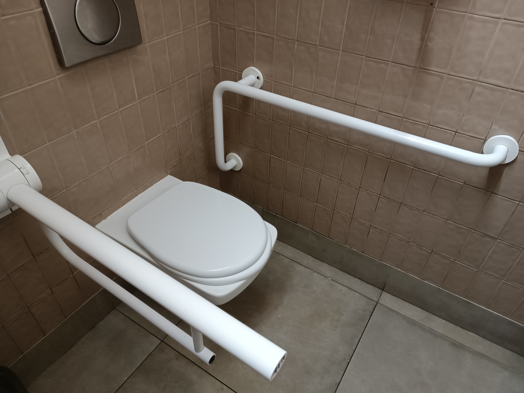 a public restroom